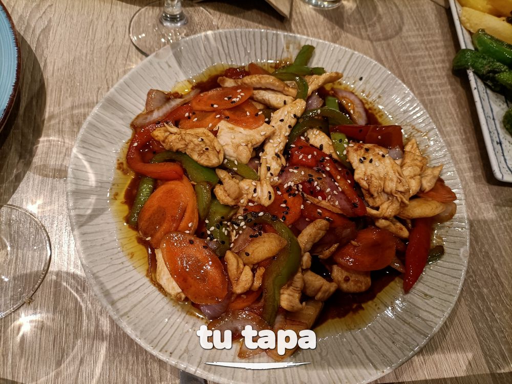 Pollo salteado en Alameda