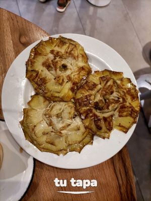 Alcachofas confitadas