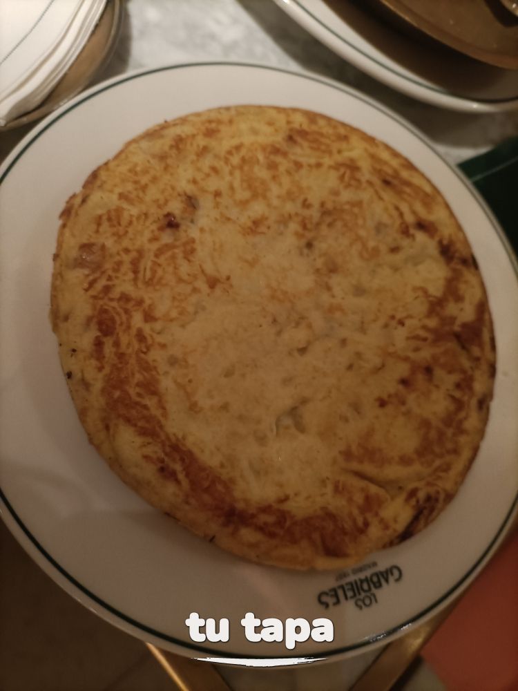 Tortilla de patata en Los Gabrieles