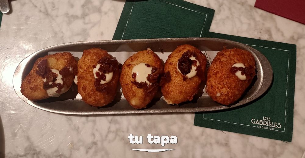Croquetas cremosas en Los Gabrieles