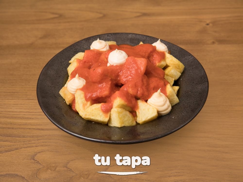 Patatas bravas a la catalana en Can Bonet