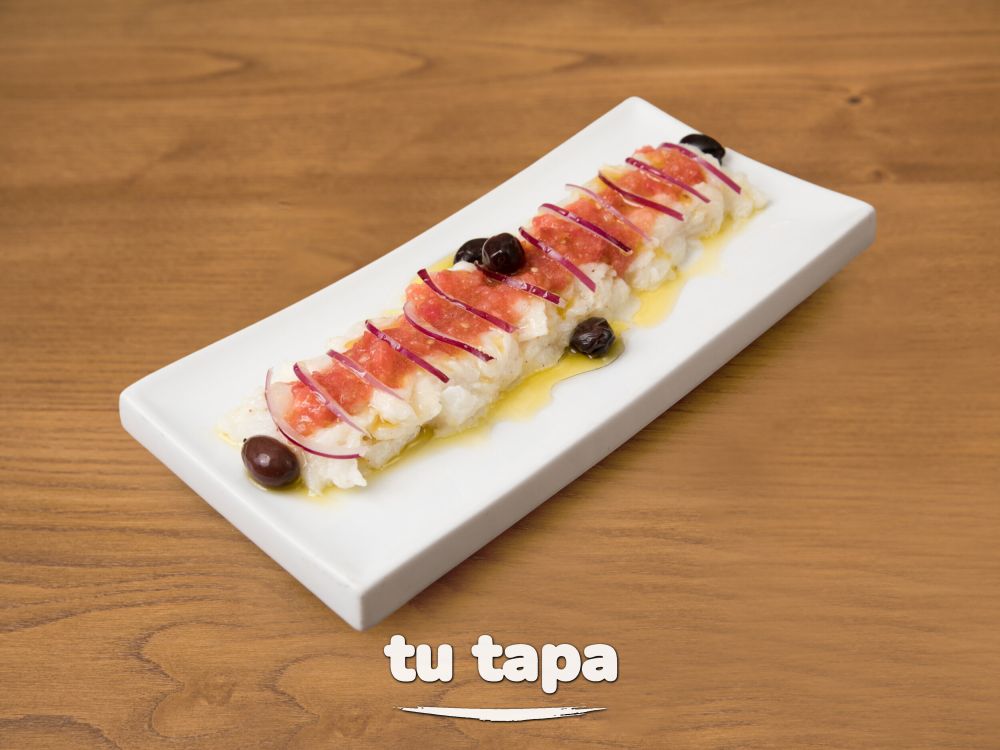 Esqueixada de bacalao en Can Bonet