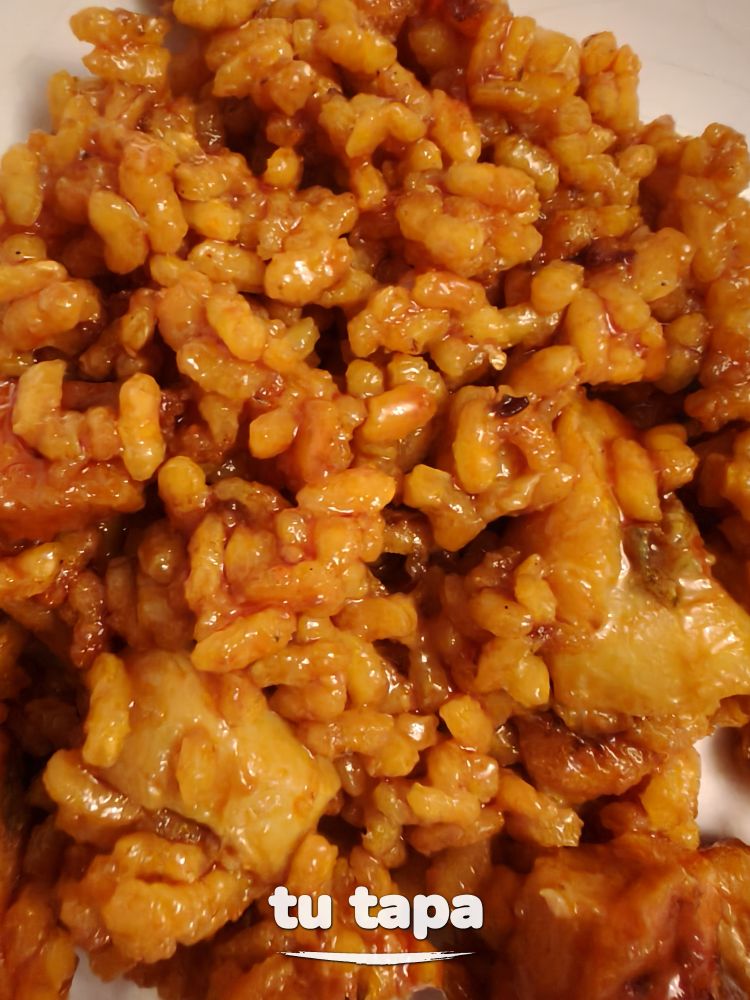 Arroz del señorito, con rape y gambas en El Gran Barril de Naciones