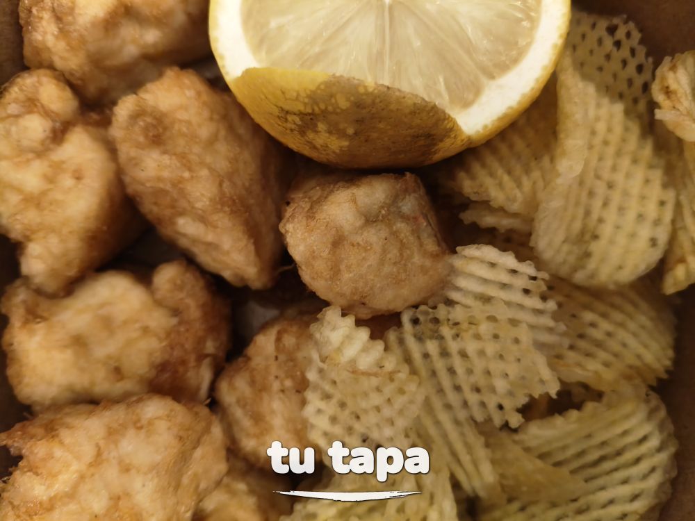 Bocaditos de merluza a la Romana en El Gran Barril de Naciones